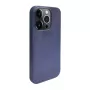 iLike Apple iPhone 14 Pro Cover in silicone e plastica Eco Print Design blu
