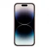 iLike Apple iPhone 14 Pro Cover in silicone e plastica Eco Print Design beige