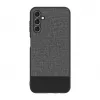iLike Samsung Galaxy A14 5G Cover posteriore in pelle sintetica grigia