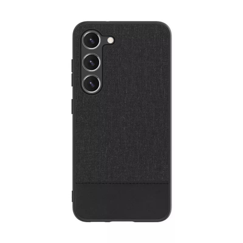 iLike Samsung Galaxy S23 Cover posteriore in similpelle nera