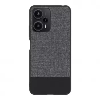 iLike Xiaomi Redmi Note 12 / Poco X5 Cover posteriore in pelle sintetica grigio