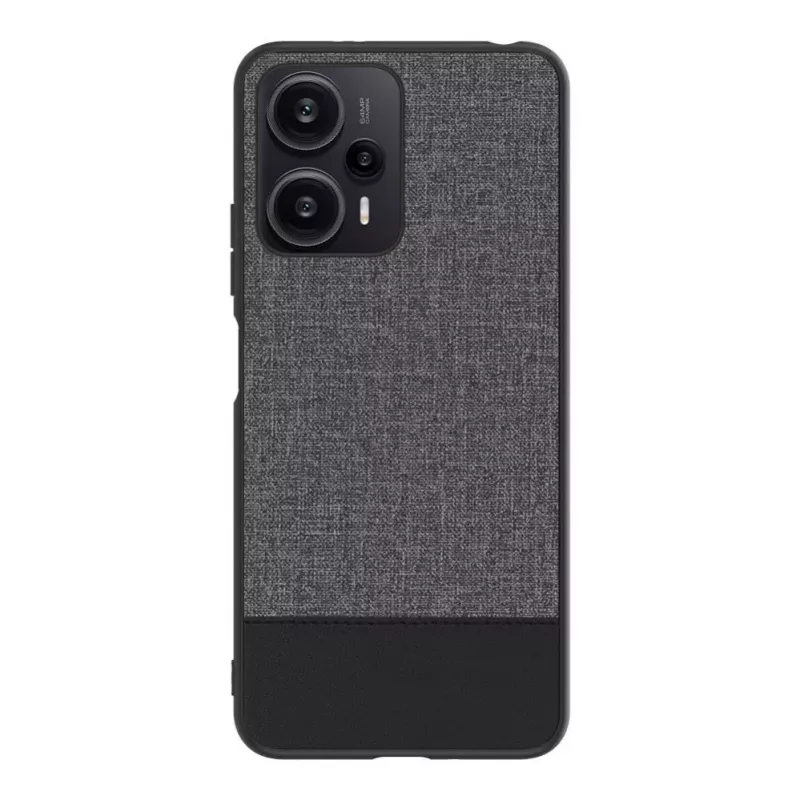 iLike Xiaomi Redmi Note 12 / Poco X5 Cover posteriore in pelle sintetica grigio