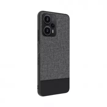 iLike Xiaomi Redmi Note 12 / Poco X5 Cover posteriore in pelle sintetica grigio
