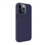 Evelatus Apple iPhone 13 Pro Custodia in pelle originale compatibile MagSafe blu