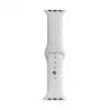 Evelatus Cinturino in Silicone Loop per Apple Watch 38/40/41mm (110mm S/M) Bianco