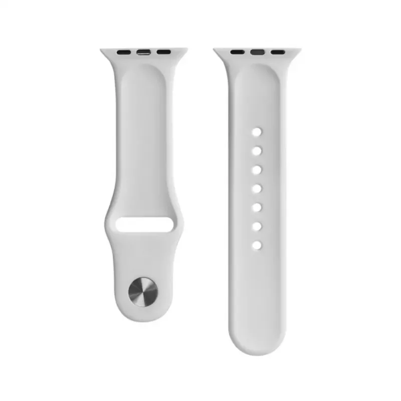 Evelatus Cinturino in Silicone Loop per Apple Watch 38/40/41mm (110mm S/M) Bianco