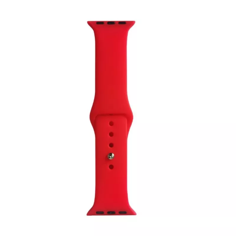 Evelatus Cinturino in Silicone Loop per Apple Watch 42/44/45mm (S/M 110mm) Rosso
