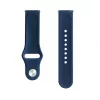 Evelatus Cinturino in Silicone Loop per Orologio 20mm (S/M 110mm) Blu