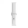 Evelatus Cinturino in Silicone Loop per Orologio 20mm (S/M 110mm) Bianco