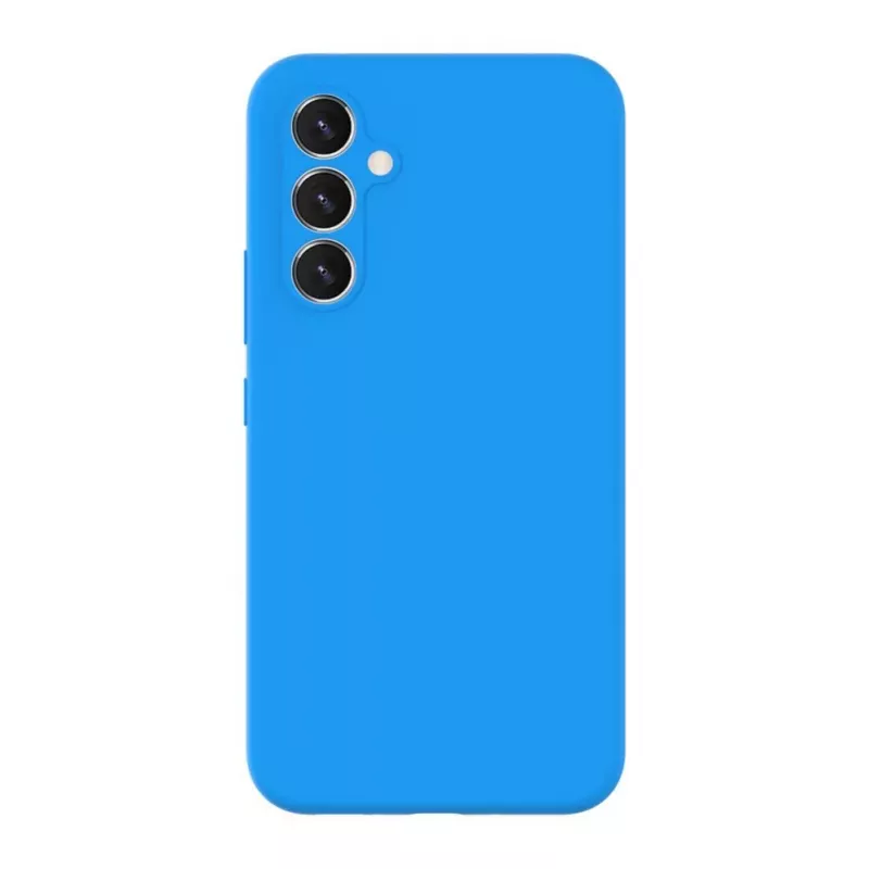 Evelatus Cover in Silicone Premium Soft Touch per Samsung Galaxy A54 Blu