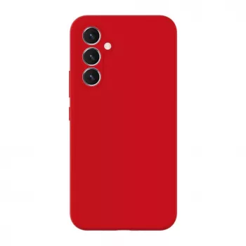 Evelatus Cover in Silicone Premium Soft Touch per Samsung Galaxy A54 Rosso