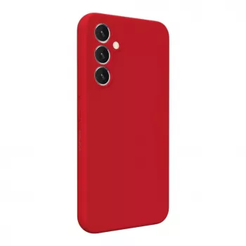 Evelatus Cover in Silicone Premium Soft Touch per Samsung Galaxy A54 Rosso