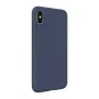 Evelatus Cover in Silicone Premium Soft Touch per Apple iPhone Xs Max Blu Notte