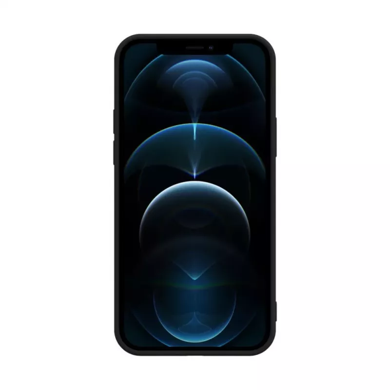 iLike Apple iPhone 12 Pro Max Custodia in silicone nano nero