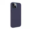 Evelatus Cover in Silicone Premium Soft Touch compatibile MagSafe per Apple iPhone 13 Blu