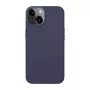 Evelatus Cover in Silicone Premium Soft Touch compatibile MagSafe per Apple iPhone 13 Blu