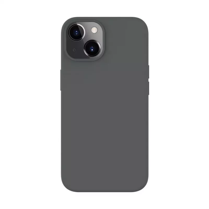 Evelatus Cover in Silicone Premium Soft Touch compatibile MagSafe per Apple iPhone 13 Argento