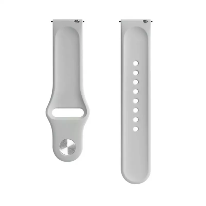 Evelatus Cinturini per orologio in silicone Loop 20mm (S/M 110mm) grigio