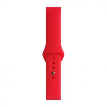 Evelatus Cinturino per orologio in silicone Loop 20mm (S/M 110mm) rosso
