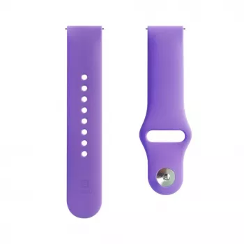 Evelatus Cinturino per orologio in silicone Loop 22mm (S/M 110mm) viola intenso
