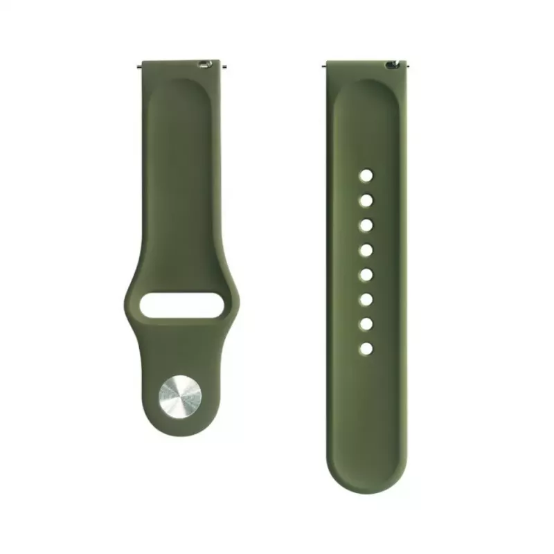 Evelatus Cinturino per orologio in silicone Loop 22mm (S/M 110mm) oliva