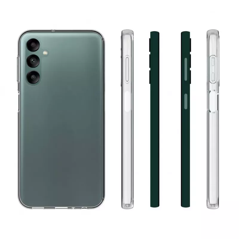 Evelatus Custodia in silicone trasparente per Samsung Galaxy A24 1,5mm TPU trasparente