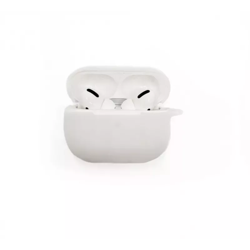 Evelatus Custodia in silicone per Apple AirPods Pro 2 bianca