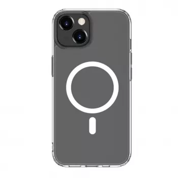 Evelatus Custodia trasparente per Apple iPhone 15 Plus compatibile MagSafe