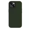 Evelatus Custodia in silicone Premium Soft Touch per Apple iPhone 15 oliva scuro