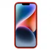 Evelatus Custodia in silicone Premium Soft Touch per Apple iPhone 15 rossa