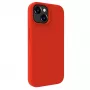 Evelatus Custodia in silicone Premium Soft Touch per Apple iPhone 15 rossa