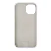Evelatus Custodia in silicone Premium Soft Touch per Apple iPhone 15 Plus bianca
