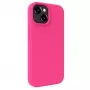 Evelatus Custodia in silicone Premium Soft Touch per Apple iPhone 15 Plus rosa