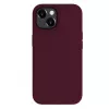 Evelatus Custodia in silicone Premium Soft Touch per Apple iPhone 15 Plus nera