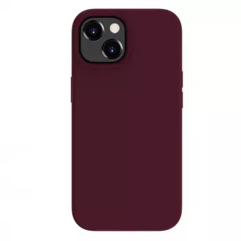 Evelatus Custodia in silicone Premium Soft Touch per Apple iPhone 15 Plus nera