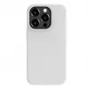 Evelatus Custodia in silicone Premium Soft Touch per Apple iPhone 15 Pro bianca