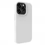Evelatus Custodia in silicone Premium Soft Touch per Apple iPhone 15 Pro bianca