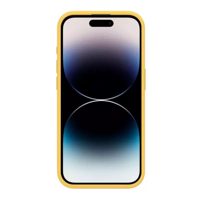 Evelatus Custodia in silicone Premium Soft Touch per Apple iPhone 15 Pro oro
