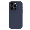 Evelatus Custodia in silicone Premium Soft Touch per Apple iPhone 15 Pro Max Midnight Blue