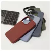 Evelatus Custodia in silicone Premium Soft Touch per Apple iPhone 15 Pro Max oliva scuro
