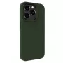 Evelatus Custodia in silicone Premium Soft Touch per Apple iPhone 15 Pro Max oliva scuro