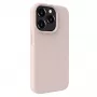 Evelatus Custodia in silicone Premium Soft Touch per Apple iPhone 15 Pro Max rosa sabbia