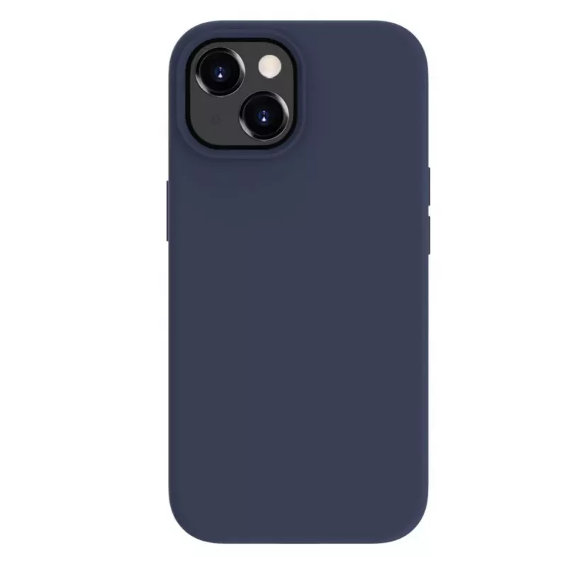 Evelatus Custodia in silicone Premium MagSafe Soft Touch per Apple iPhone 15 Midnight Blue