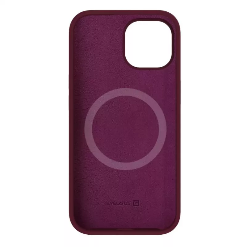 Evelatus Custodia in silicone Premium MagSafe Soft Touch per Apple iPhone 15 Plus Rumored