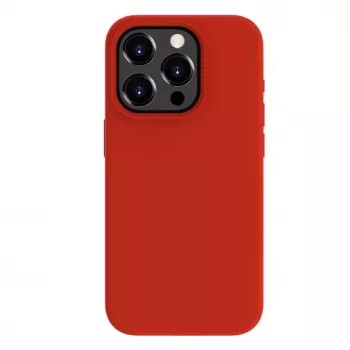 Evelatus Custodia in silicone Soft Touch Premium MagSafe per Apple iPhone 15 Pro rossa