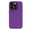 Evelatus Custodia in silicone Soft Touch Premium MagSafe per Apple iPhone 15 Pro Max viola profondo