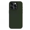 Evelatus Custodia in silicone Soft Touch Premium MagSafe per Apple iPhone 15 Pro Max verde oliva scuro