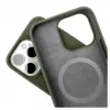 Evelatus Custodia in silicone Soft Touch Premium MagSafe per Apple iPhone 15 Pro Max verde oliva scuro