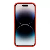 Evelatus Custodia in silicone Soft Touch Premium MagSafe per Apple iPhone 15 Pro Max rossa