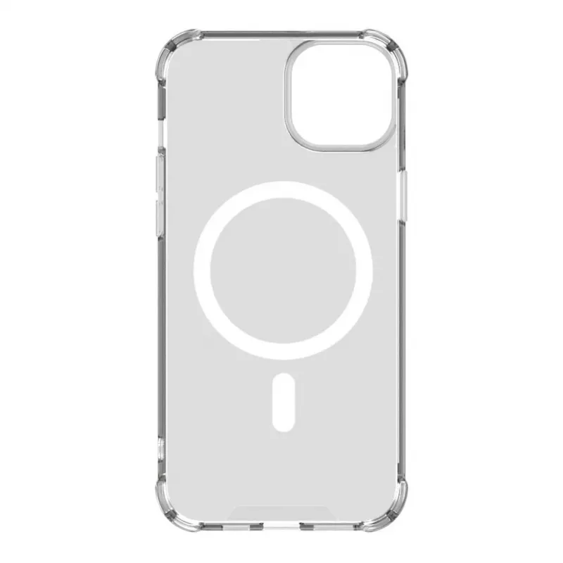 Evelatus Custodia antishock con MagSafe per Apple iPhone 15 trasparente